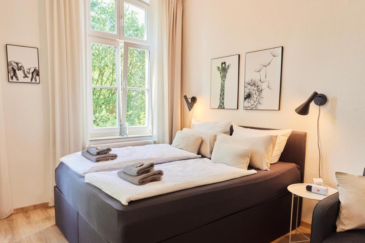 Studio3 Zentral Und Ruhig Mit Parkplatz, 5 Min Z Bali-T Und Gop, Boxspringbett Bad Oeynhausen Exterior photo